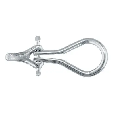 Sterling Silver Omega Ear Clip With Pointed Base