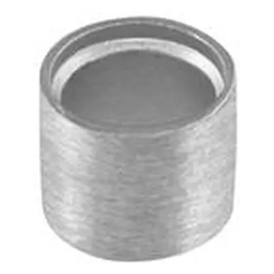 Sterling Silver Tube Setting 6mm Semi Finished Cast Collet, 100% Recycled Silver