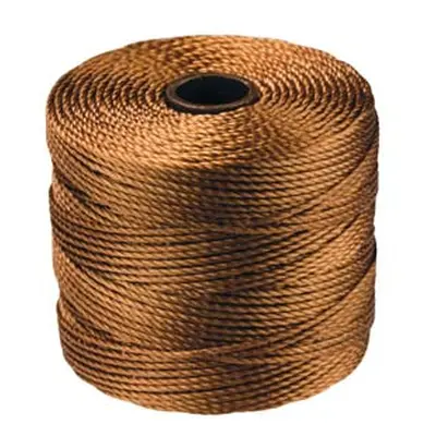 Beadsmith S-lon Bead Cord Copper Tex 210 Gauge #18 70m