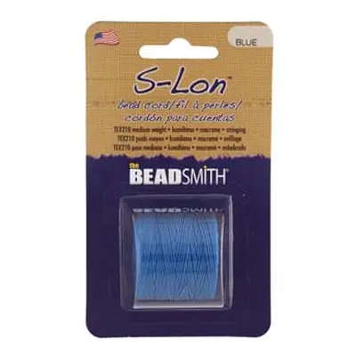 Beadsmith S-lon Bead Cord Blue Tex 210 Gauge #18 70m