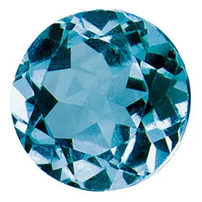 London Blue Topaz, Round, 2.5mm, Treated