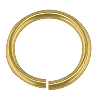 9ct Yellow Gold Open Jump Ring Light 7mm