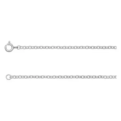 Sterling Silver 1.9mm Trace Chain 18&quot;/45cm Unhallmarked