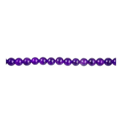 Dyed Lilac Jade Semi Precious Round Beads 6mm, 16&quot;/40cm Strand