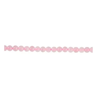 Rose Quartz Semi Precious Round Beads 6mm, 16&quot;/40cm Strand