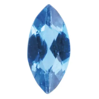 London Blue Topaz, Marquise, 5x2.5mm, Treated