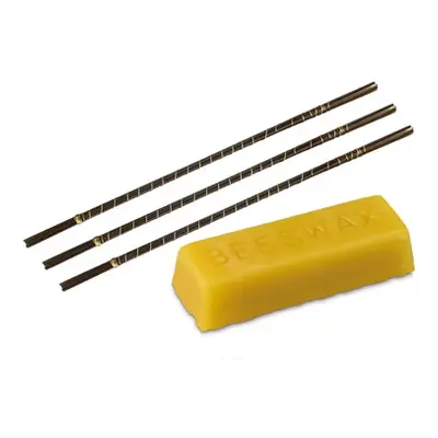 Super Pike Swiss Jeweller`s Saw Blade Set Of 36, Grades 2/0, 3 And 6/0 Plus Beeswax Lubricant