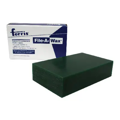 Ferris Wax Block 1lb, Green, 152mm X 89mm X 38mm