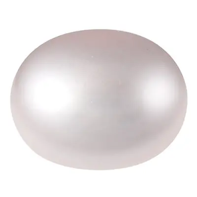 Cultured Pearls Pair Button Half Drilled 8-8.5mm, Pink, Freshwater