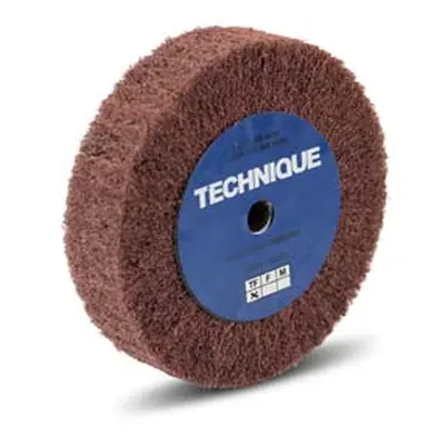 Technique&trade; Satin Finish Wheel, Aluminium Oxide, Extra Fine,100mm X 25mm