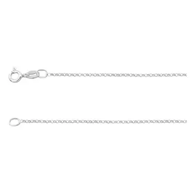 Sterling Silver 1.4mm Belcher Chain 18&quot;/45cm Unhallmarked 100% Recycled Silver