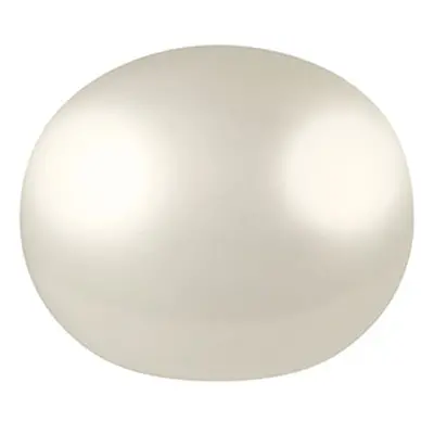 Cultured Pearls Pair Button Half Drilled 5.5-6mm, White, Freshwater