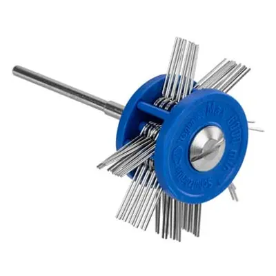 Pendant Frosting Wheel, Medium 0.45mm On A 2.35mm Shank, Blue