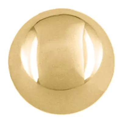 9ct Yellow Gold Plain Semi Solid 3mm No Hole Bead