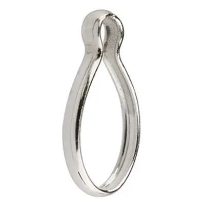 Sterling Silver Oval Wraptite 6x4mm 1 Loop Pack of 5