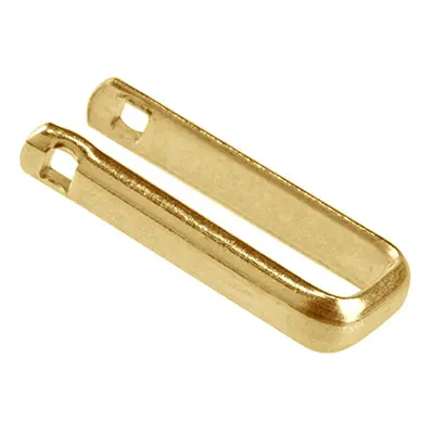 9ct Yellow Gold Cufflink U-arm Only, Light Weight, 100% Recycled Gold