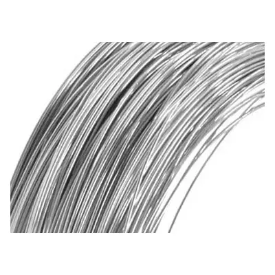 18ct White Gold Round Pin Wire 1.00mm Fully Hard, Coils, 100% Recycled Gold