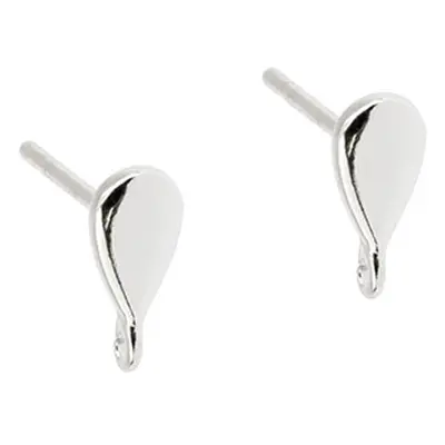 Sterling Silver Ear Stud With Ring Pack of 2