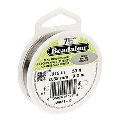 Beadalon 7 Strand Bright 0.38mm X 9.2m Wire