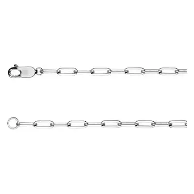 Sterling Silver 3.1mm Wide Square Wire Trace Chain, 20&quot;/50cm, 100% Recycled Silver