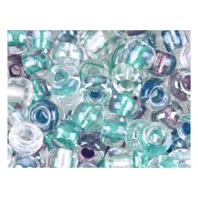 Miyuki 6/0 Round Seed Beads Mix Serenity 20g Tube, Miyuki Code 6-9mix08-tube