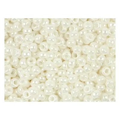 Miyuki 11/0 Round Seed Beads Antique Ivory Pearl Ceylon 24g Tube, Miyuki Code 592