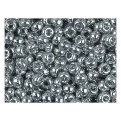 Miyuki 8/0 Round Seed Beads Galvanized Silver 22g Tube, Miyuki Code 1051