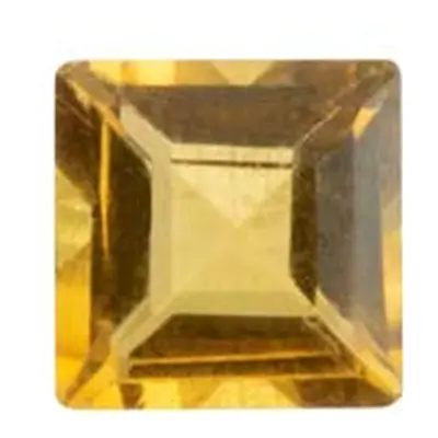 Citrine, Square, 3x3mm