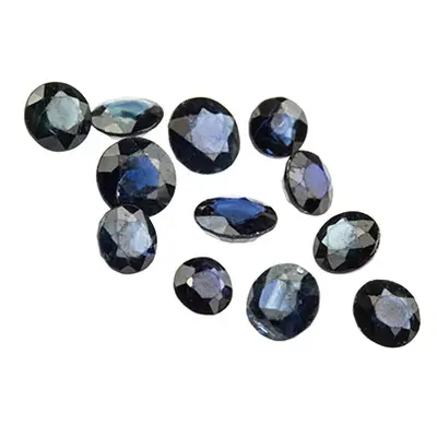 Sapphire, Round, 3mm+ Mixed Sizes, Pack of 12