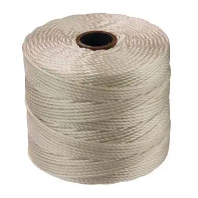 Beadsmith S-lon Bead Cord Cream Tex 210 Gauge #18 70m