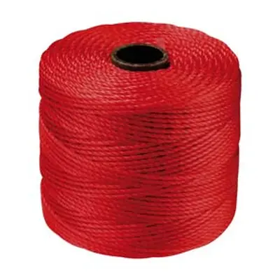 Beadsmith S-lon Bead Cord Shanghai Red Tex 210 Gauge #18 70m