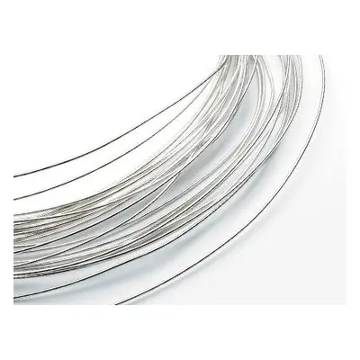 18ct White Gold Round Pin Wire 1.00mm Fully Hard, Coils, 100% Recycled Gold