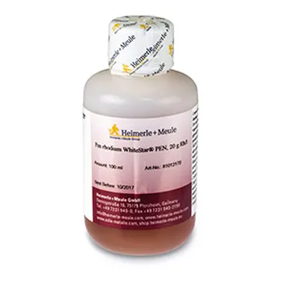 Heimerle + Meule Rhodium Pen Plating Solution Whitestar 100ml UN3264