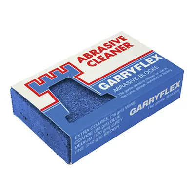 Abrasive Rubber Block, Coarse, Blue, 60 Grit, Garryflex