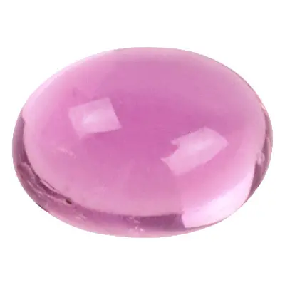 Pink Tourmaline, Oval Cabochon 6x4mm