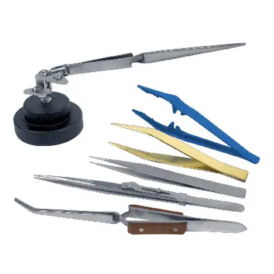 Workbench Tweezer Set, 6 Pieces