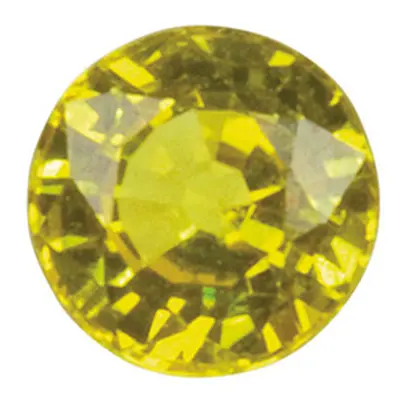 Yellow Sapphire, Round, 1.5mm