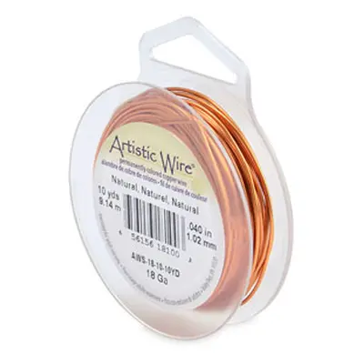 Beadalon Artistic Wire 18 Gauge Natural 1.0mm X 9.1m