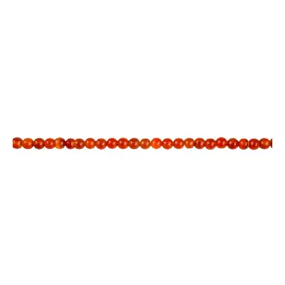 Carnelian Semi Precious Round Beads, 4mm, 15&quot;-15.5&quot; Strand