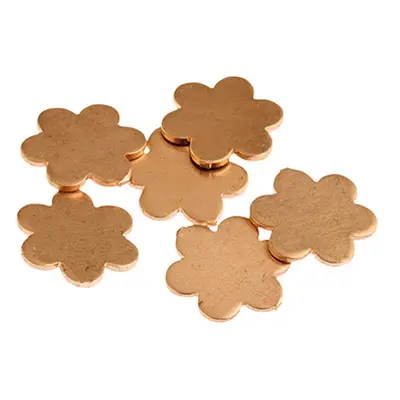 Copper Blanks Small Daisy Pack of 6 14mm