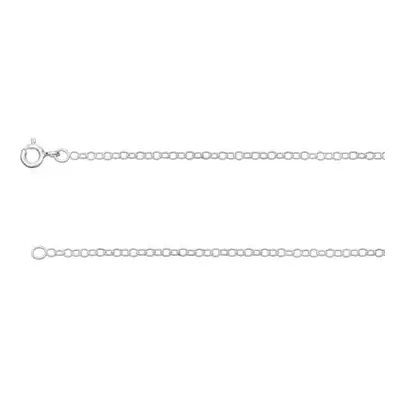 Sterling Silver 1.7mm Trace Chain 16&quot;/40cm Unhallmarked 100% Recycled Silver