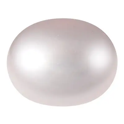 Cultured Pearls Pair Button Half Drilled 6-6.5mm, Pink, Freshwater