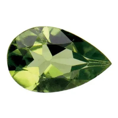 Peridot, Pear, 6x4mm