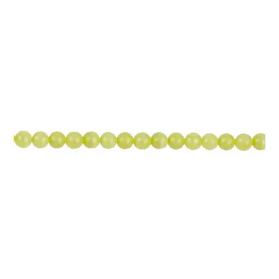 Lemon Jasper Semi Precious Round Beads 6mm 15&quot;-15.5&quot; Strand