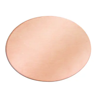 Copper Blanks Oval Pack of 6 40mm X 30mm X 0.9mm