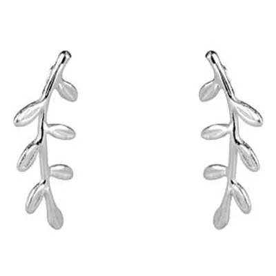 Sterling Silver Vine Ear Climber Earrings