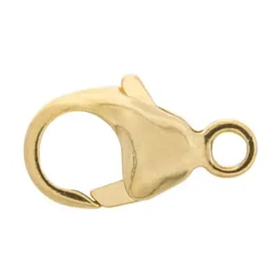 9ct Yellow Gold Oval Trigger Clasp 11mm