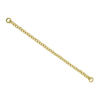 9ct Yellow Gold 2.0mm Heavy Trace Safety Chain For Bracelet 5.2cm/2&quot;