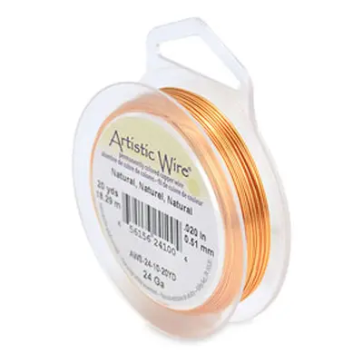 Beadalon Artistic Wire 24 Gauge Natural 0.51mm X 18.2m