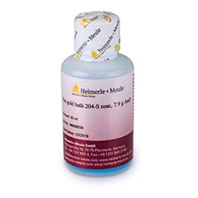 Heimerle + Meule Gold Pen Plating Solution 204-s Rose 30ml Un3266